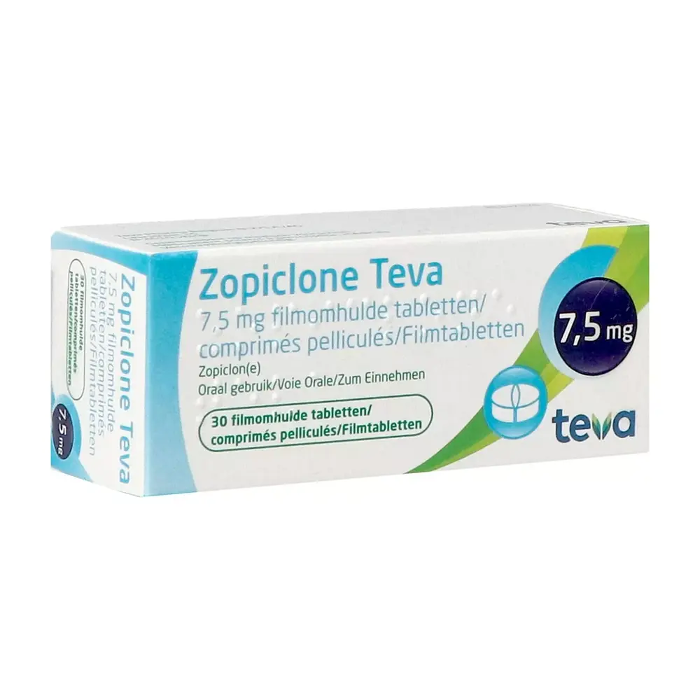 Zopiclon Teva 7,5mg image